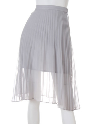 シフォンプリーツスカート