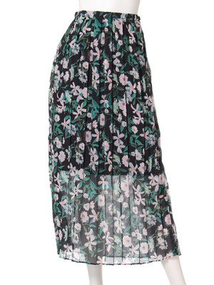 マルチフラワープリーツマキシSK