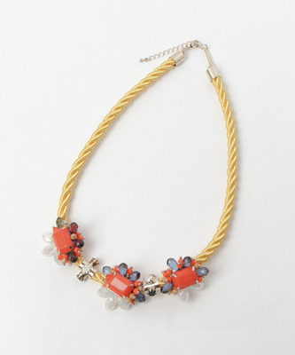 ロープビジューネックレス