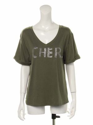 スパンコールロゴVＴシャツ