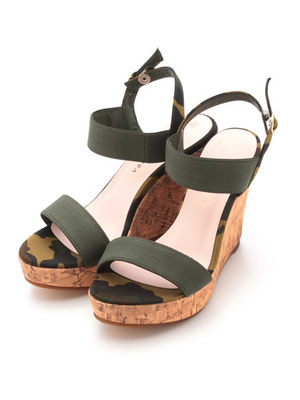 コルクウエッジサンダル