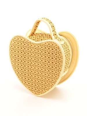 ハートカゴバッグ