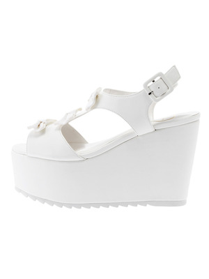 merry jenny Tストラップリボンサンダル