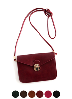 レザー調ミニショルダーバッグ・全6色