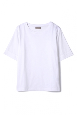 COTTON FABRIC SLEEVE T-SHIRT