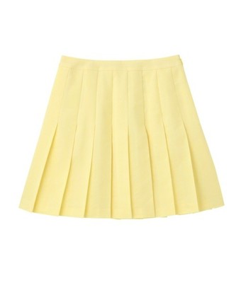 リネンミニプリーツスカート／GINGER ALE