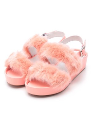 ジェフリーキャンベルファー付きサンダル