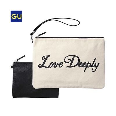 （GU）ＷＯＭＥＮクラッチ＆ポーチセット