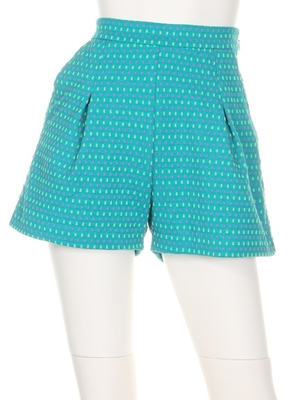 ドット刺繍ショートパンツ／LilyBrown