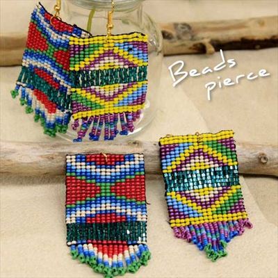 ビーズキカピアス