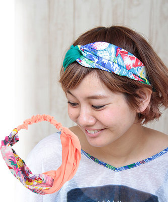 トロピカルネジリヘアバンド
