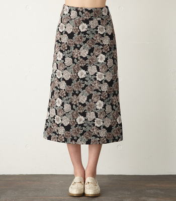 FLOWER JACQUARD SK