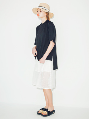 MURUA 【CASUAL】イレヘムスリットトップス