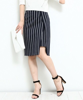 STUDIOUS ラップタイトロングスカート