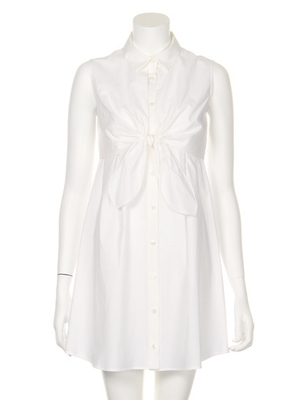 レイヤードシャツワンピース