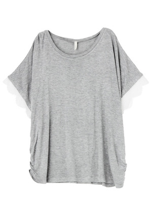 ドレープレースコンビTシャツ