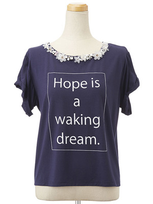 ビジュロールアップソデトップス