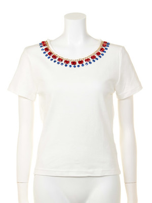 ビジューTシャツ