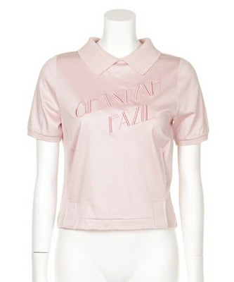 アフリカンガール刺繍ポロシャツ