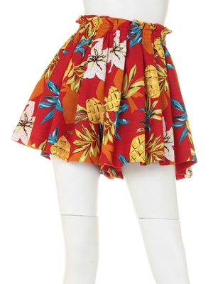 パイナップル柄ショートパンツ