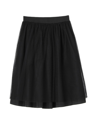 BORNY リバーシブルチュールスカート