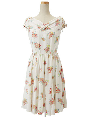 Oヒマワリガラワンピ