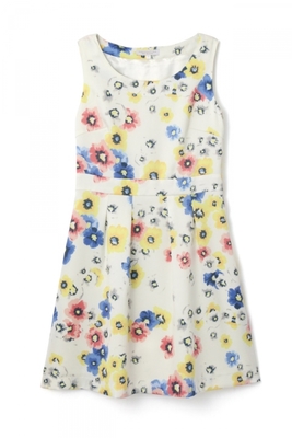 ポピーサテンプリントワンピース