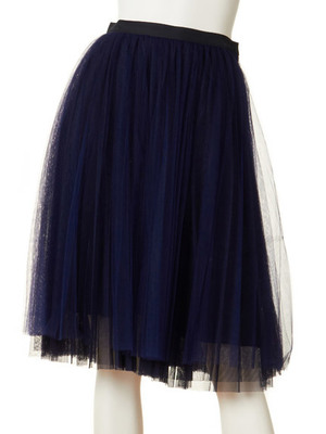 Lily Brown （リリーブラウン） チュールフレアスカート