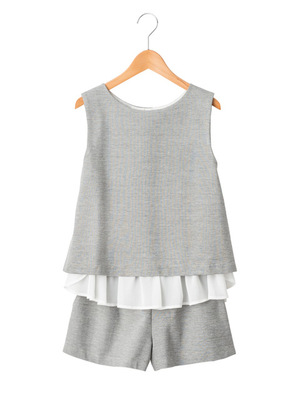 ポンチレイヤードセットアップオールインワン