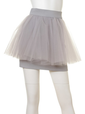 snidel （スナイデル） チュールぺプラムスカート