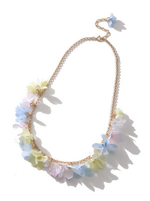 フラワーネックレス