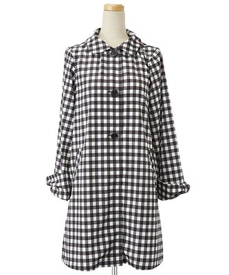 Supreme.La.La.　ギンガムチェックレインコート