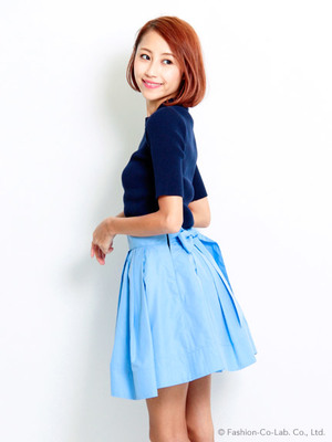 ニットドッキングワンピース