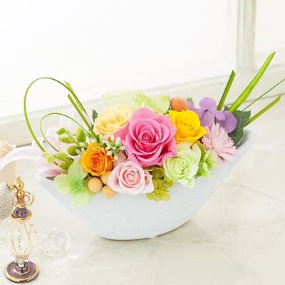 プリザーブドフラワー「優雅な時間を一緒に」