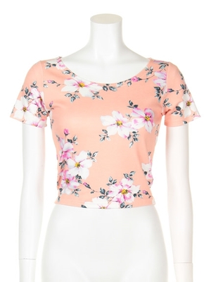 snidel (スナイデル) フラワープリントトップス