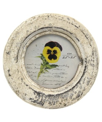 ホワイトウッド丸フォトフレーム