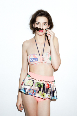 HOLO BANDUE x HI WAIST FRILLED PANTS