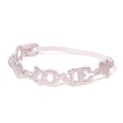 クルチアーニ C ブレスレット LOVE ピンク