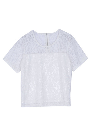 レースカラーブラウス