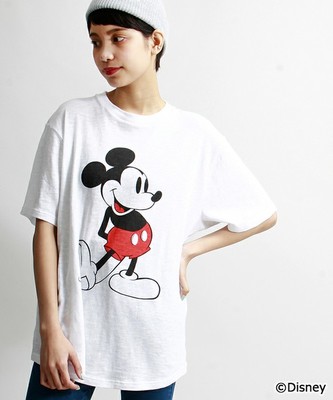 MICKEYプリントTシャツ