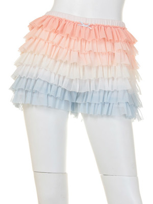 gelato pique グラデーションチュールショートパンツ