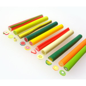 フルーツ棒10本セット スライス棒 デコスイーツ ネイルパーツ