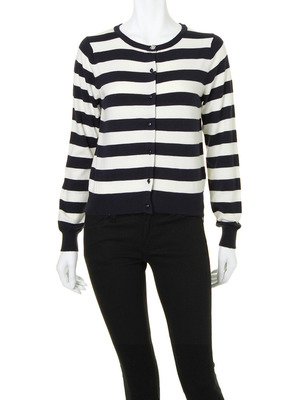 RNボーダーニットカーデ