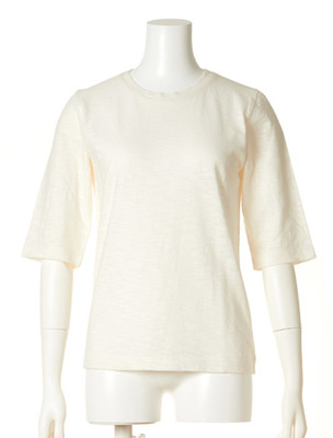 丸開き半袖Tシャツ