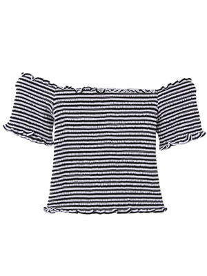 Fitシャーリングトップス