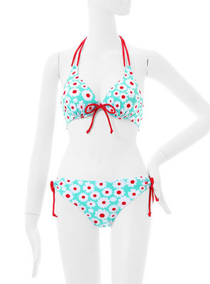 レトロフラワープリントビキニ