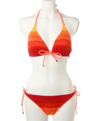 Gradation Border ホルター三角ビキニ 水着