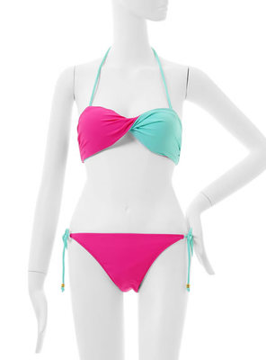 バイカラーツイストビキニ