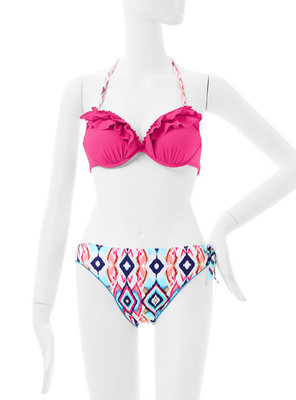 トロピカル柄セパレートビキニ