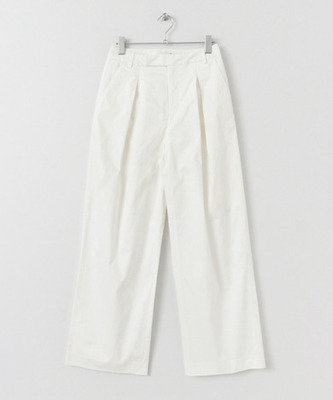 コットンタックワイドパンツ